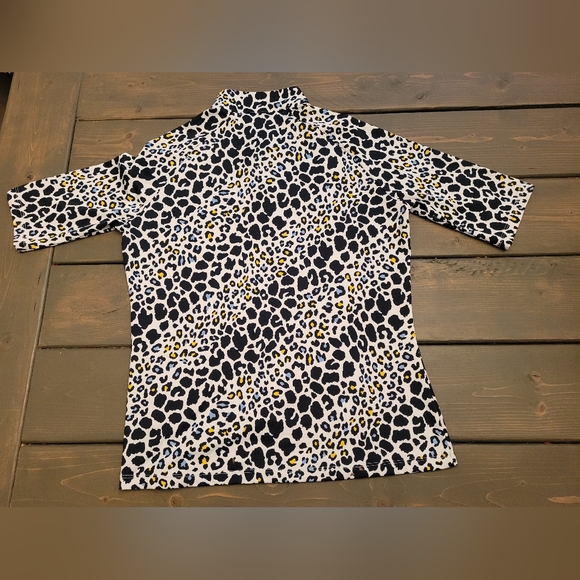 Tail white label quarter zip animal print shirt size meduim - Picture 2 of 4